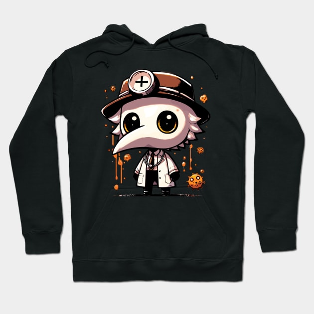 Kawaii plague doctor Hoodie by TomFrontierArt